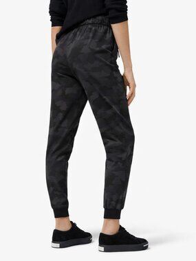 LULULEMON Stretch High-Rise Jogger Full Length Luxtreme Blk Camo Women's 0 x 27"